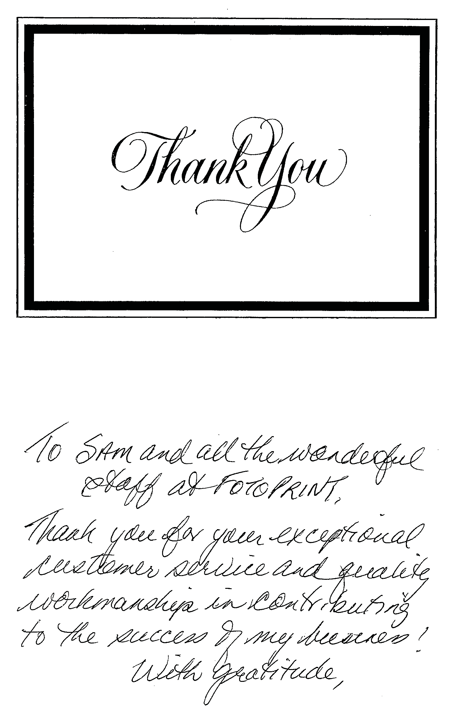 Thank You Card-ss